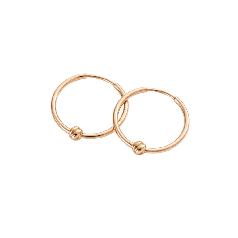 Rose Gold Hoop Earrings