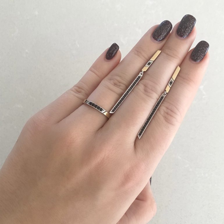 Gold Plated Sterling Silver Earrings With Cubic Zirconia