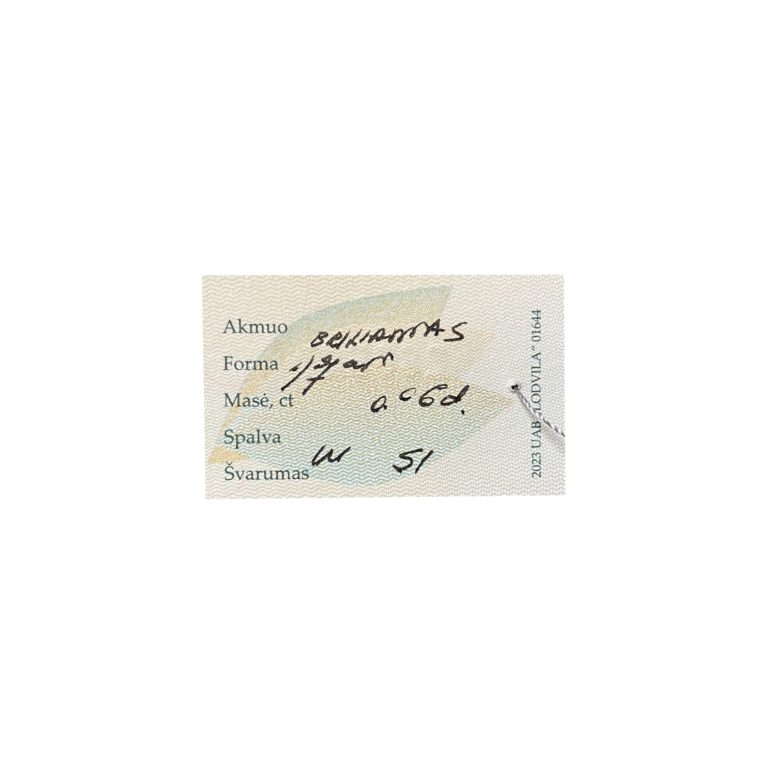 Auksinis Žiedas Su Deimantu