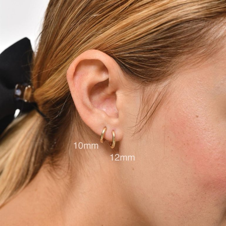 Yellow Gold Hoop Earrings