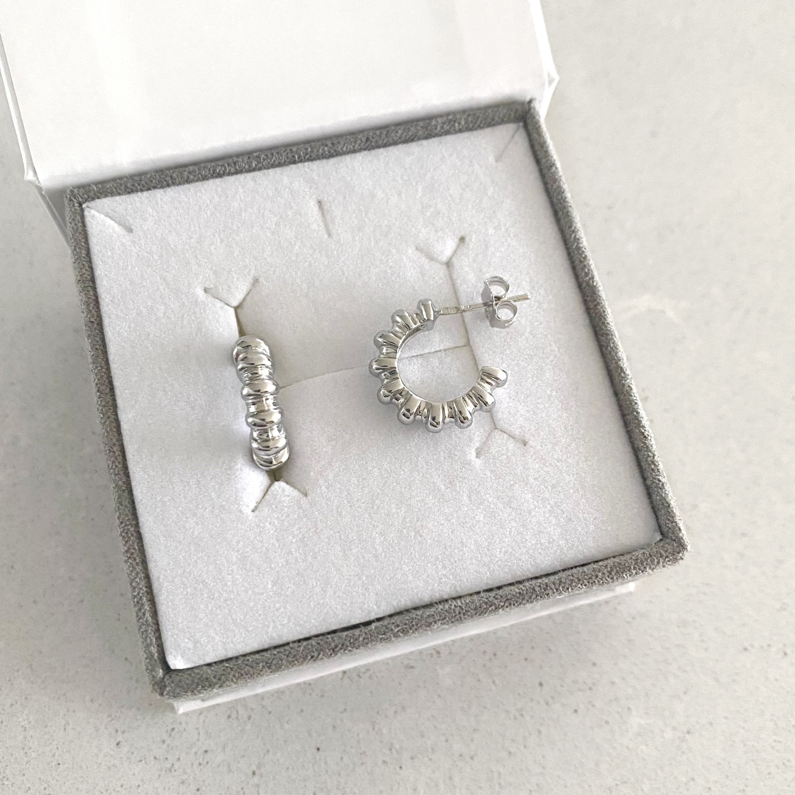 Sidabriniai Auskarai