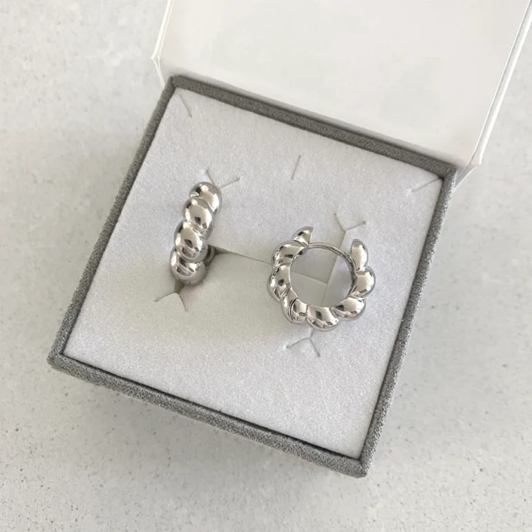 Sidabriniai Auskarai - Rinkutės