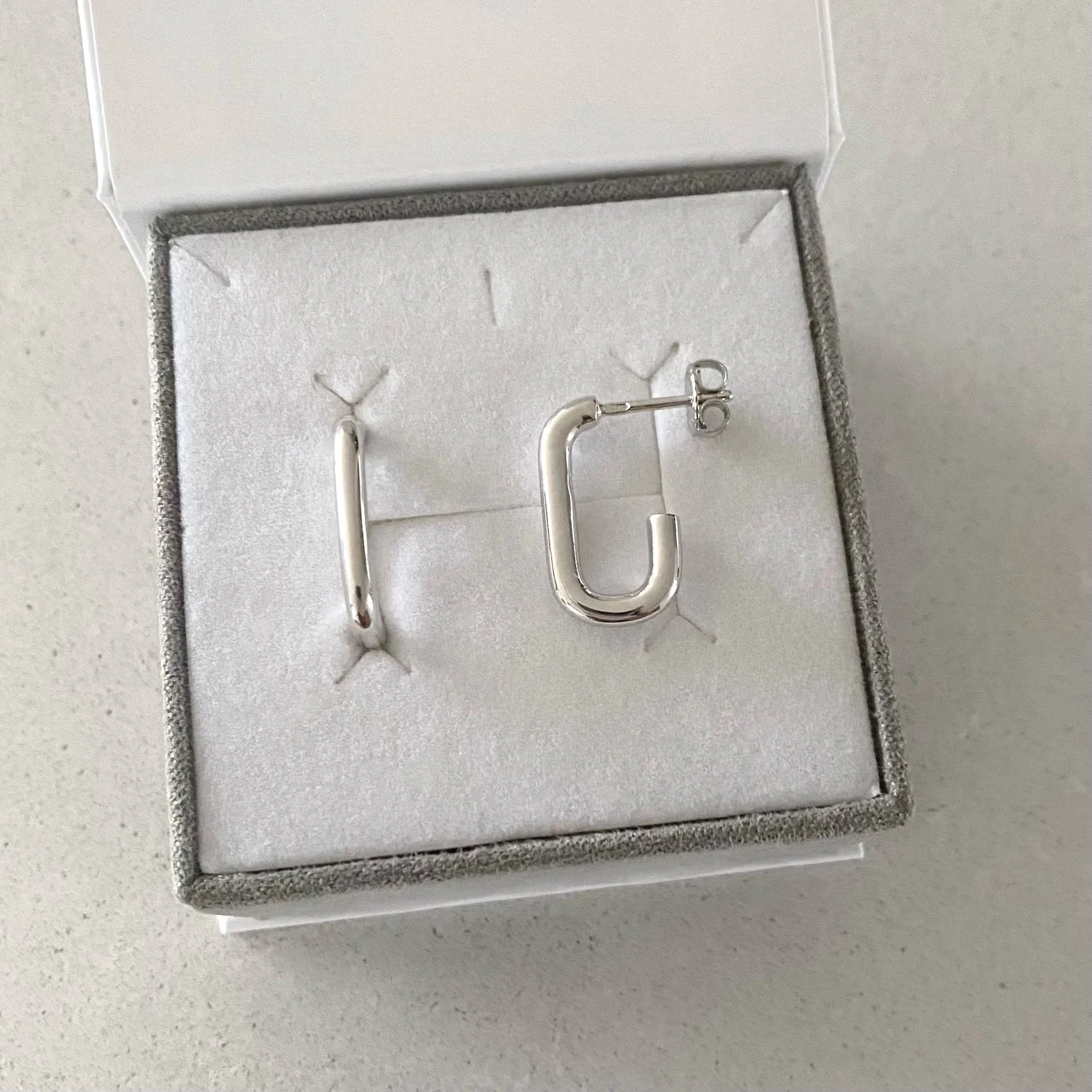 Sidabriniai Auskarai