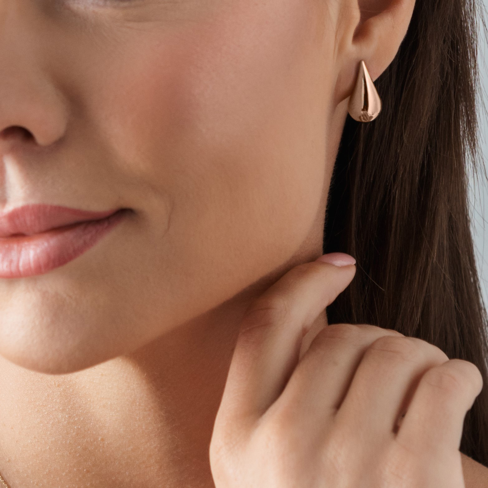 Auksiniai Auskarai - Lašas