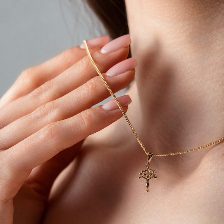 auksinis pakabukas - gyvybės medis