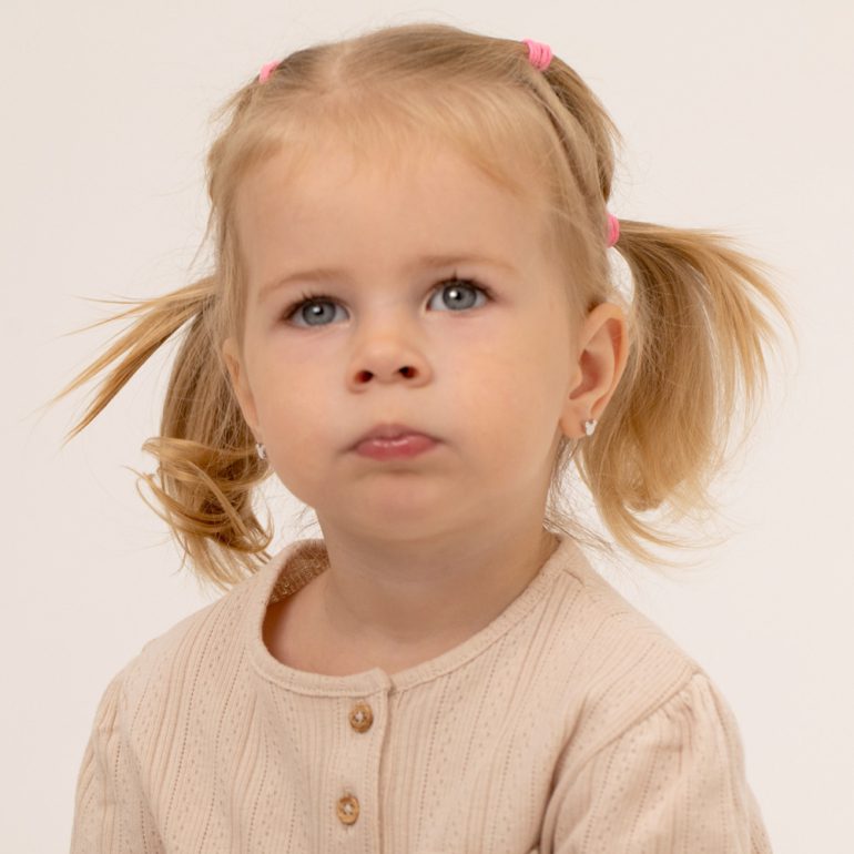 vaikiški sidabriniai auskarai