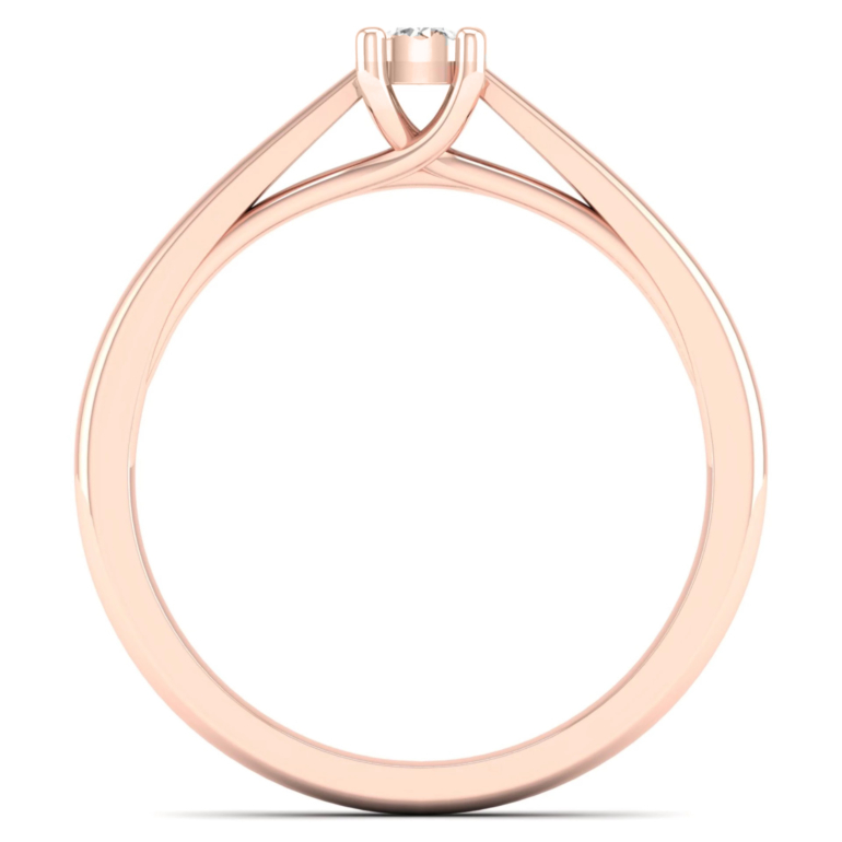 Rose Gold Ring With Diamond