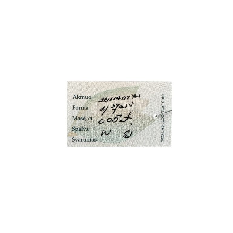 Rose gold earrings with diamonds