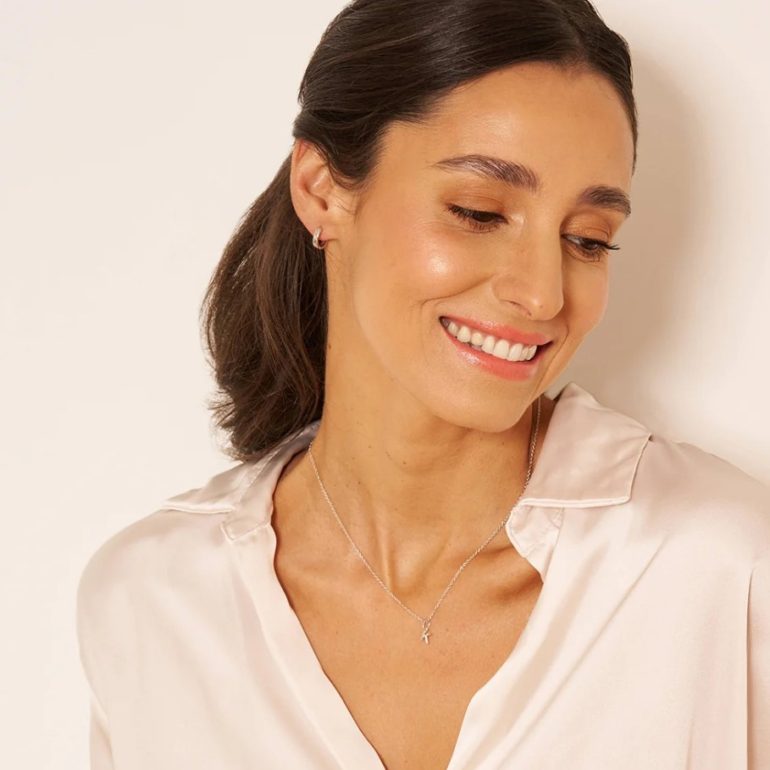 Sterling Silver Necklace - Initial U