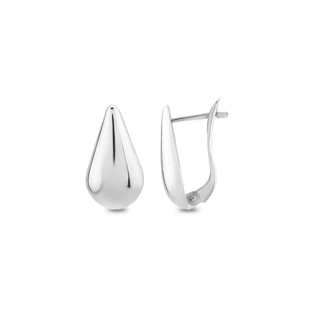 Sterling silver earrings - A Drop