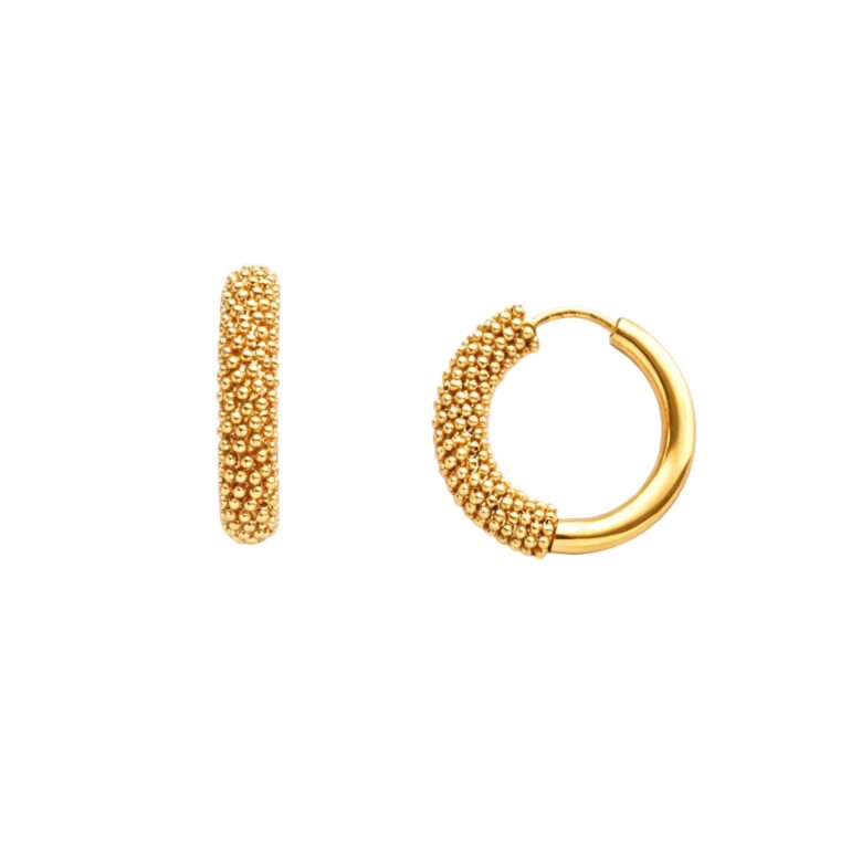 Yellow Gold Hoop Earrings