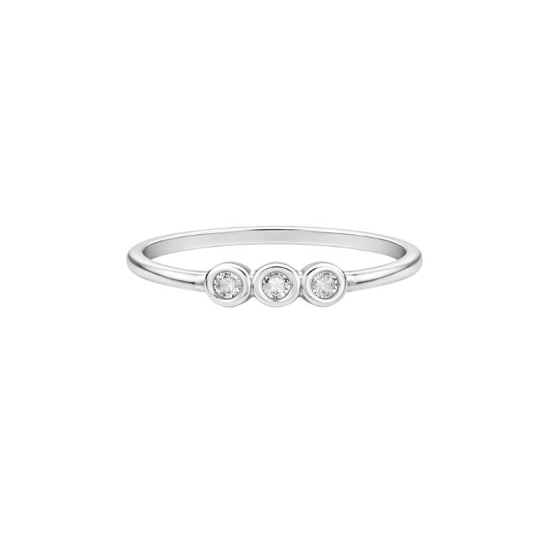 Sterling Silver Ring With Cubic Zirconia