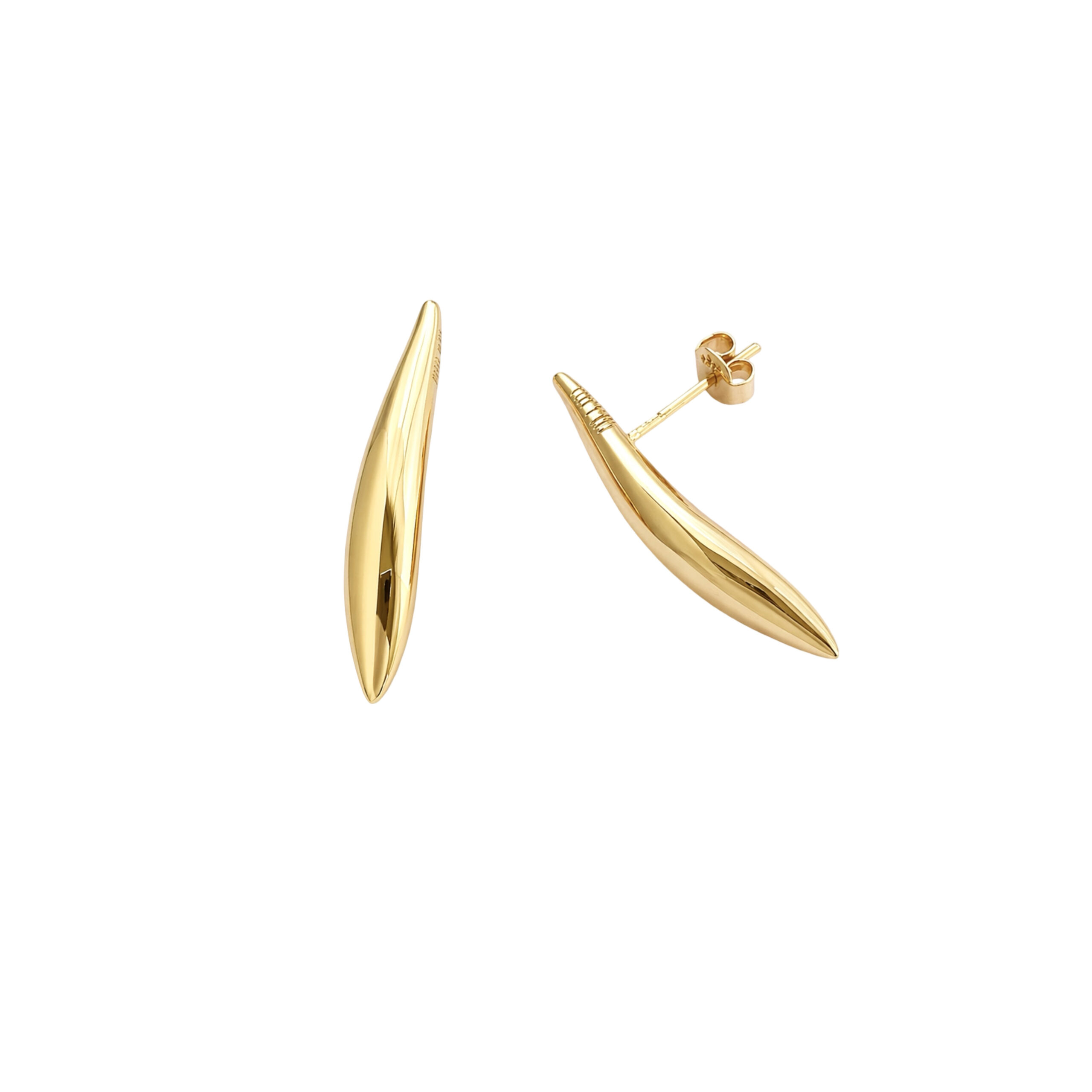 Geltono Aukso Auskarai