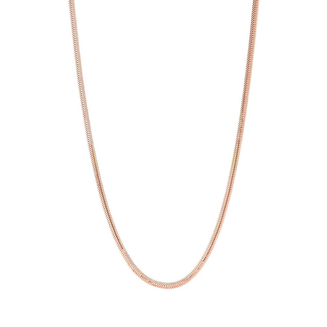 Rose gold snake chain (flat)