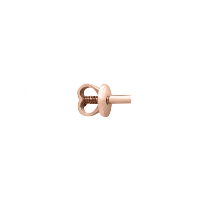 Rose Gold Earrings - Four-leaf Clover