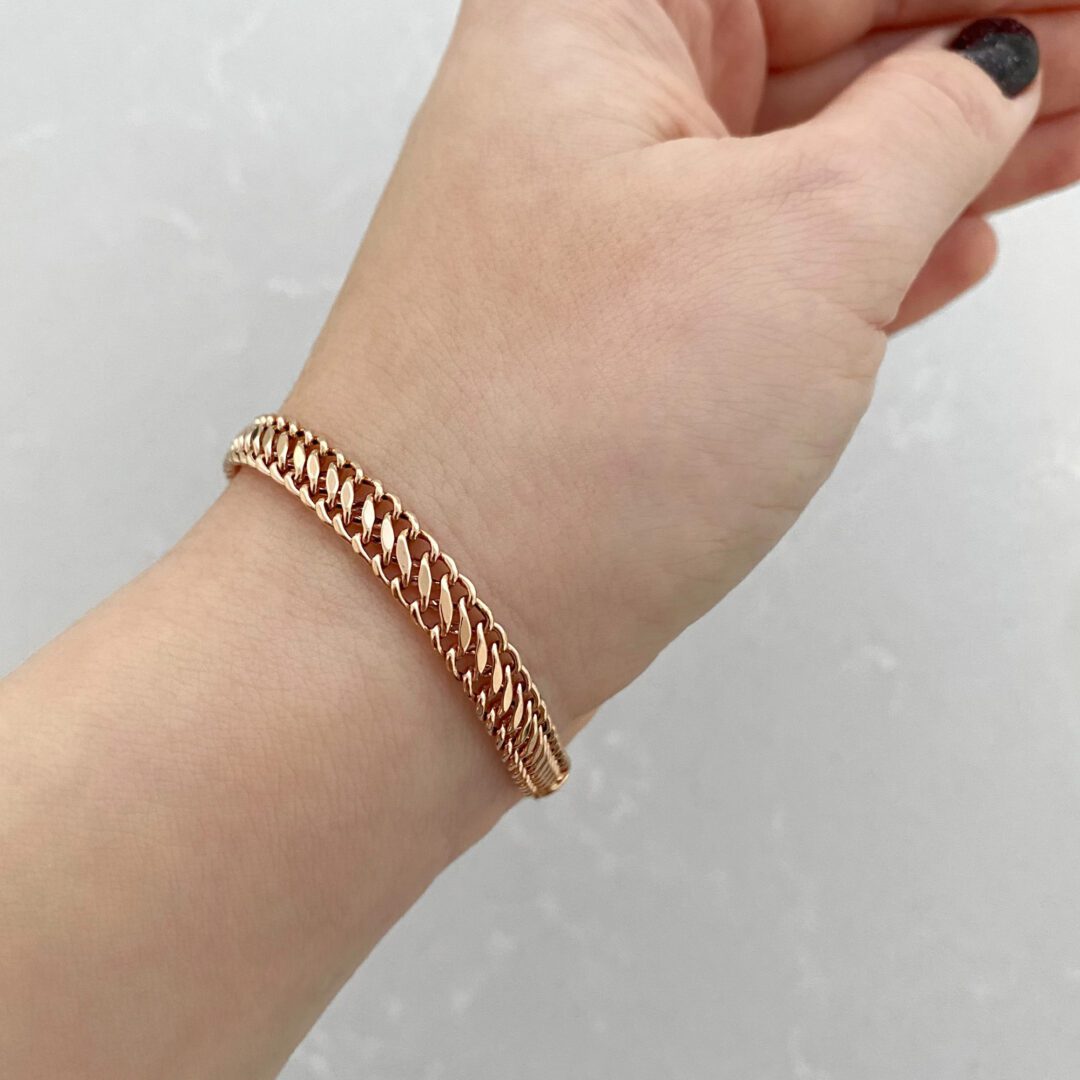 Rose gold bracelet