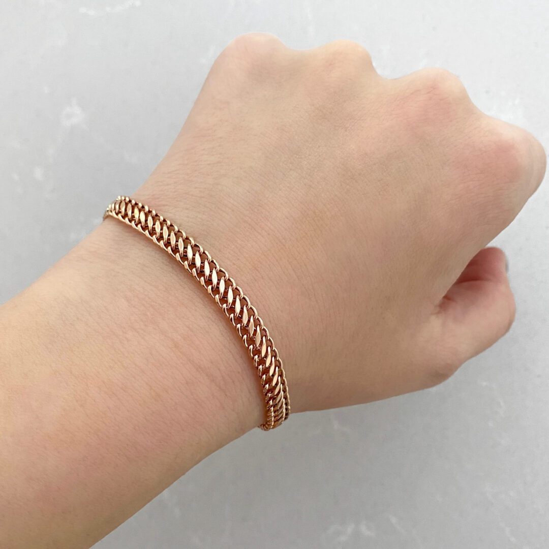 Rose gold bracelet