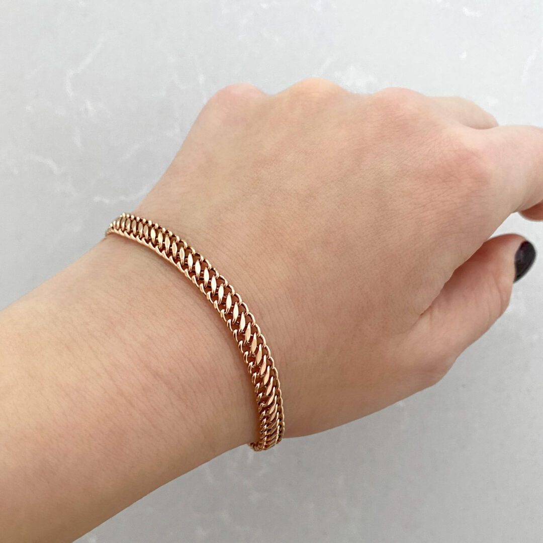 Rose gold bracelet