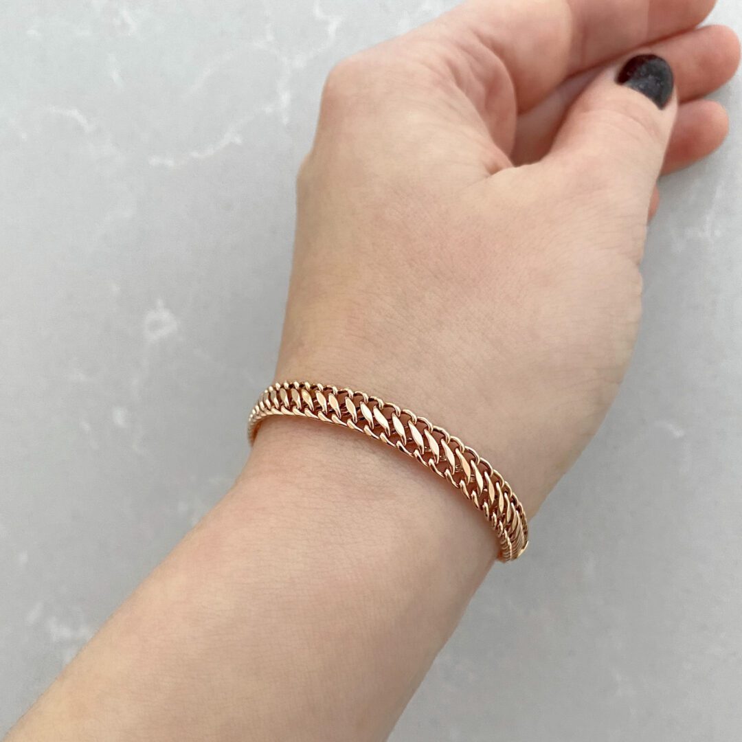 Rose gold bracelet