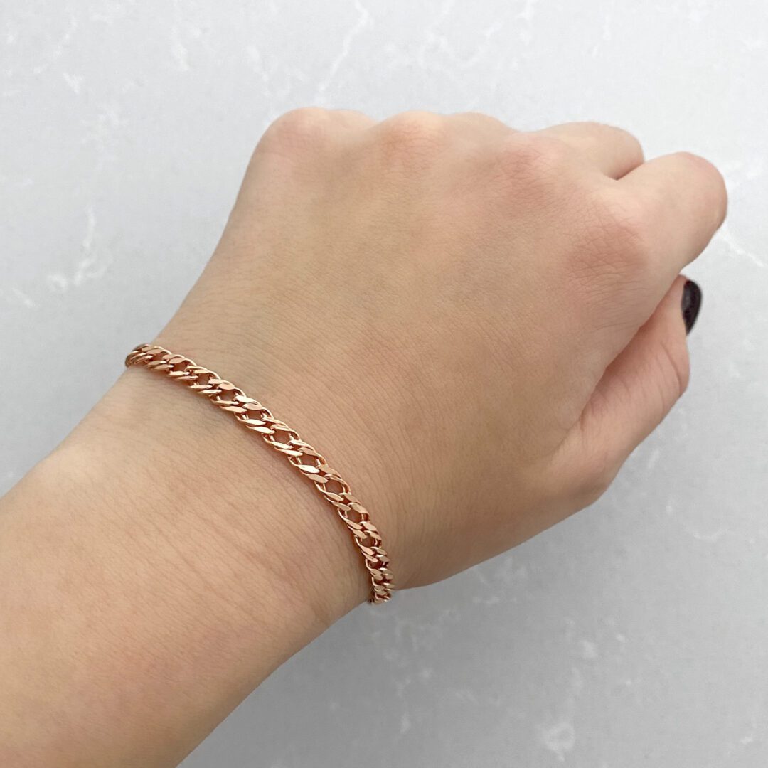 Rose gold bracelet