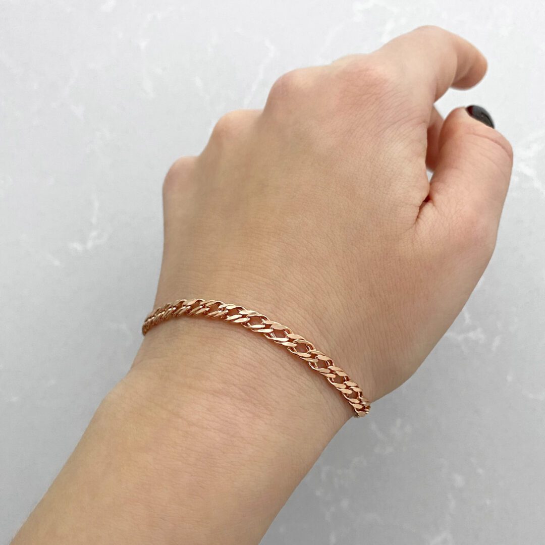 Rose gold bracelet