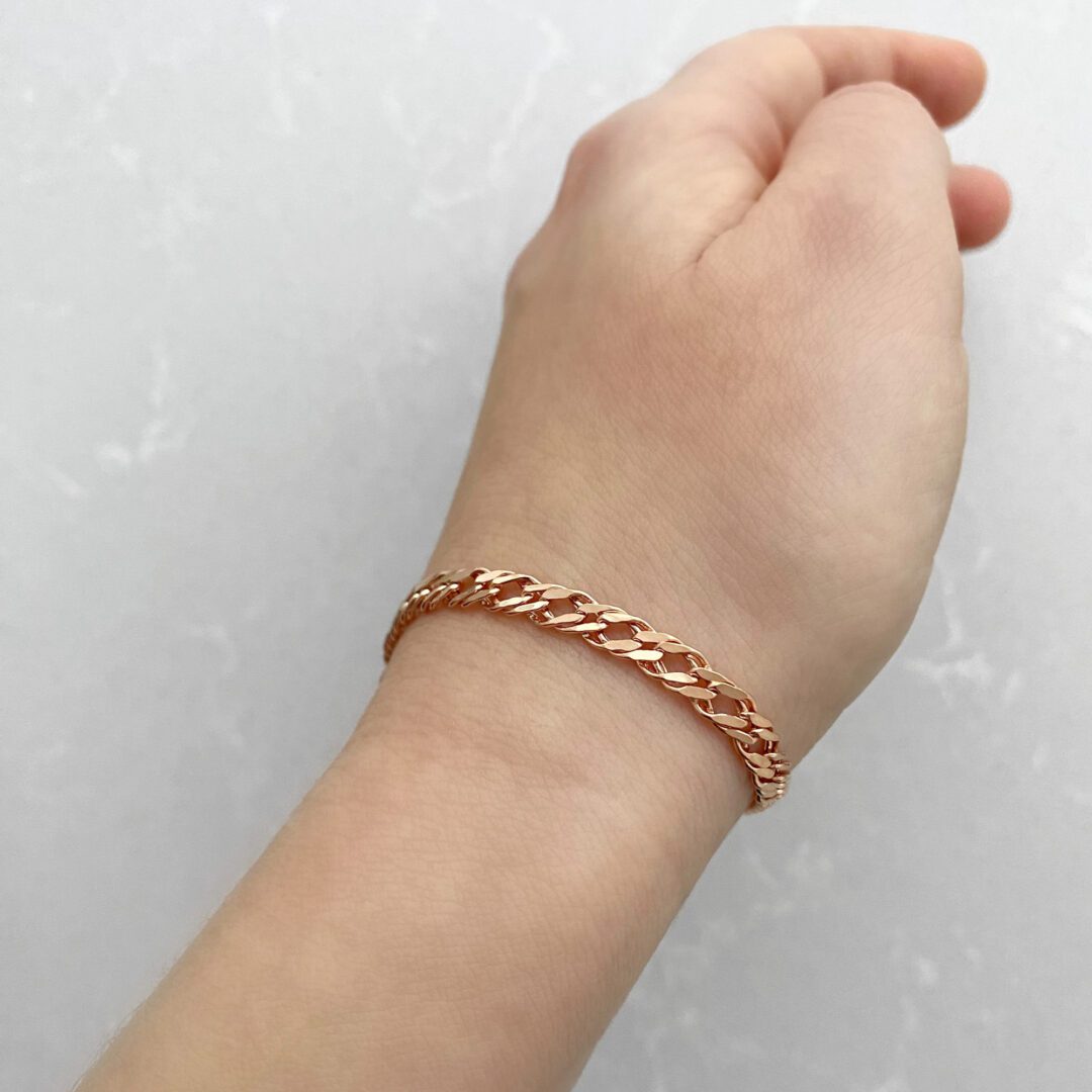 Rose gold bracelet