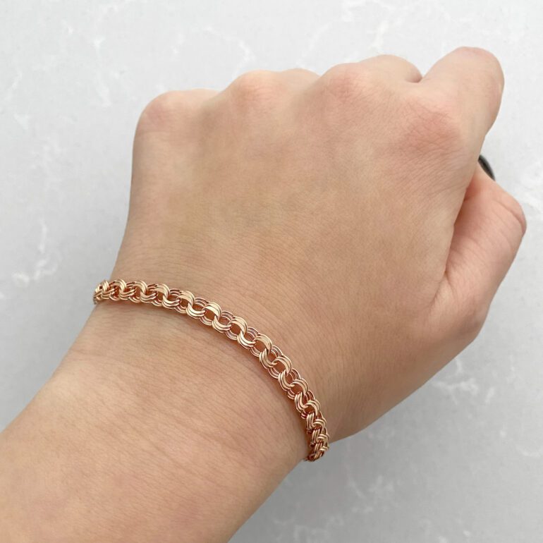 Rose gold bracelet