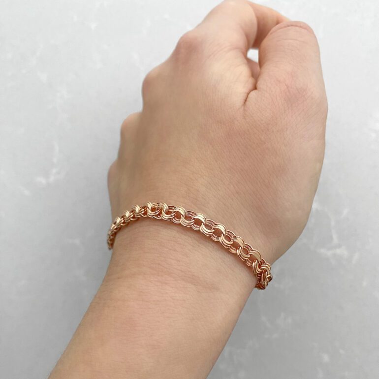 Rose gold bracelet