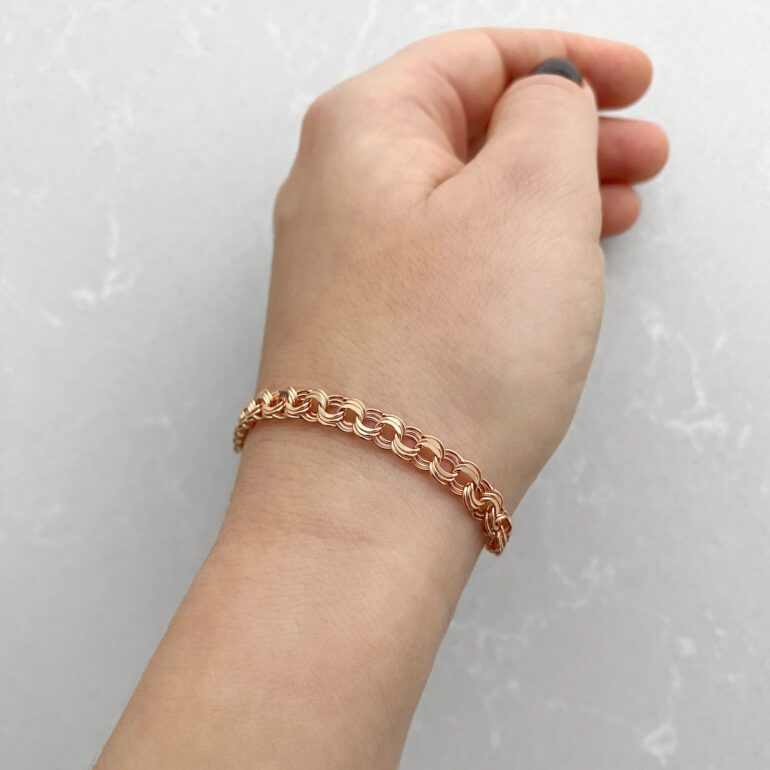 Rose gold bracelet