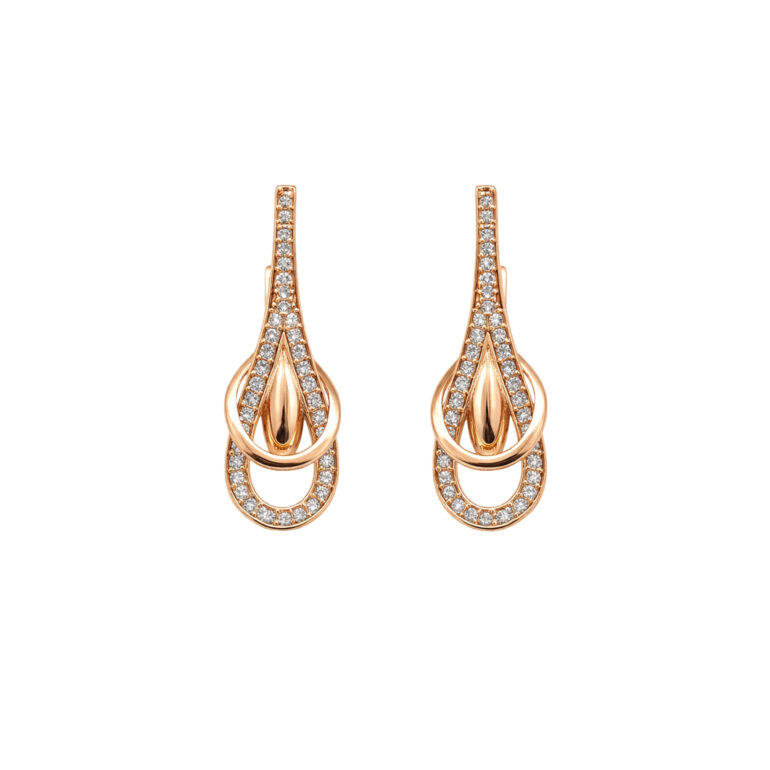 Auksiniai Auskarai Su Cirkoniais