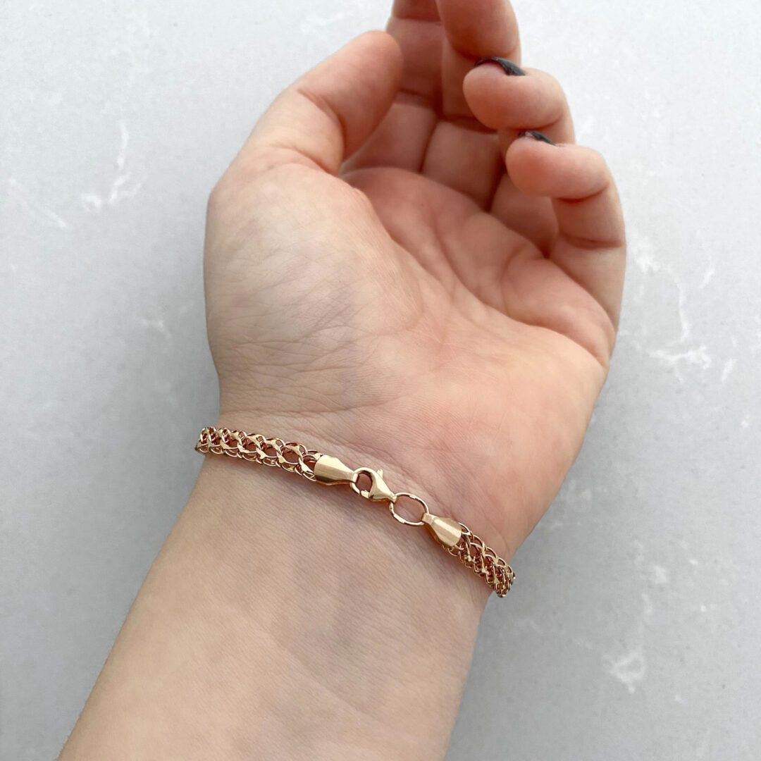 Rose gold bracelet