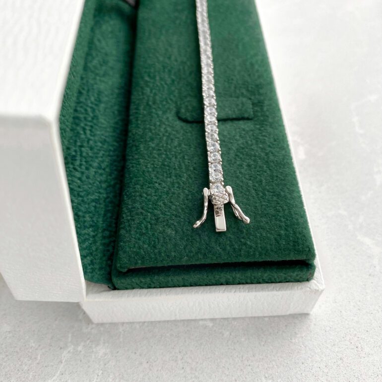 Sterling silver Tennis bracelet with cubic zirconia