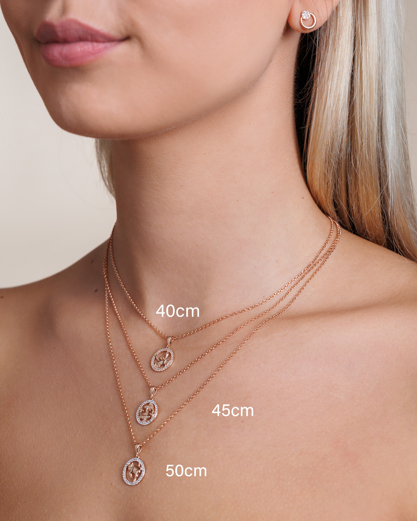 White Gold Pendant - Zodiac Sign Libra