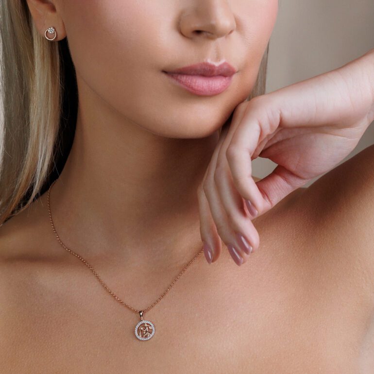 Auksinis Pakabukas - Zodiako Ženklas Vandenis