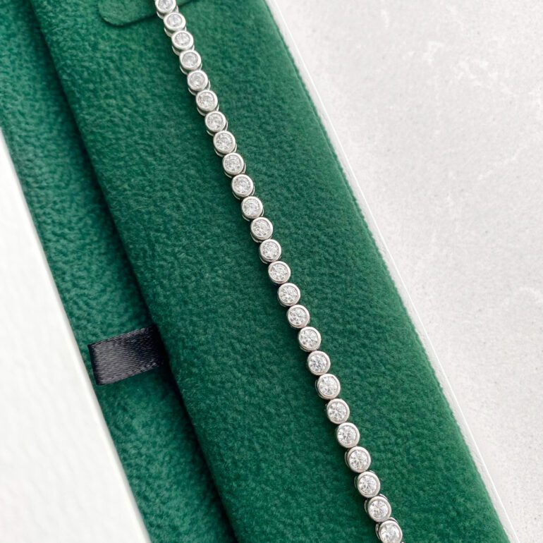 Sterling silver Tennis bracelet with cubic zirconia