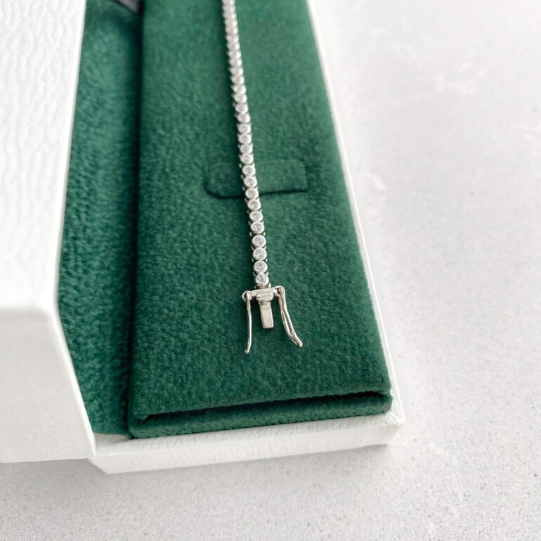 Sterling silver Tennis bracelet with cubic zirconia