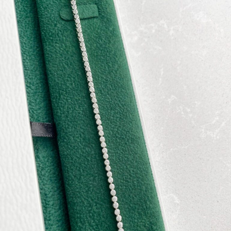 Sterling silver Tennis bracelet with cubic zirconia