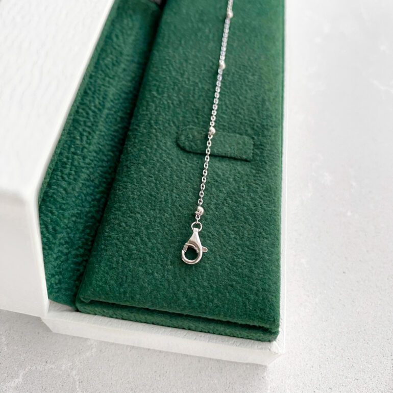 Sterling silver anklet