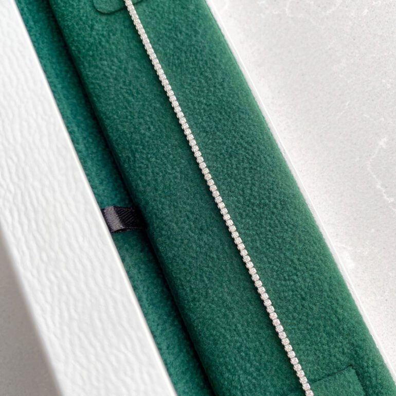 Sidabrinė Tennis apyrankė su cirkoniais