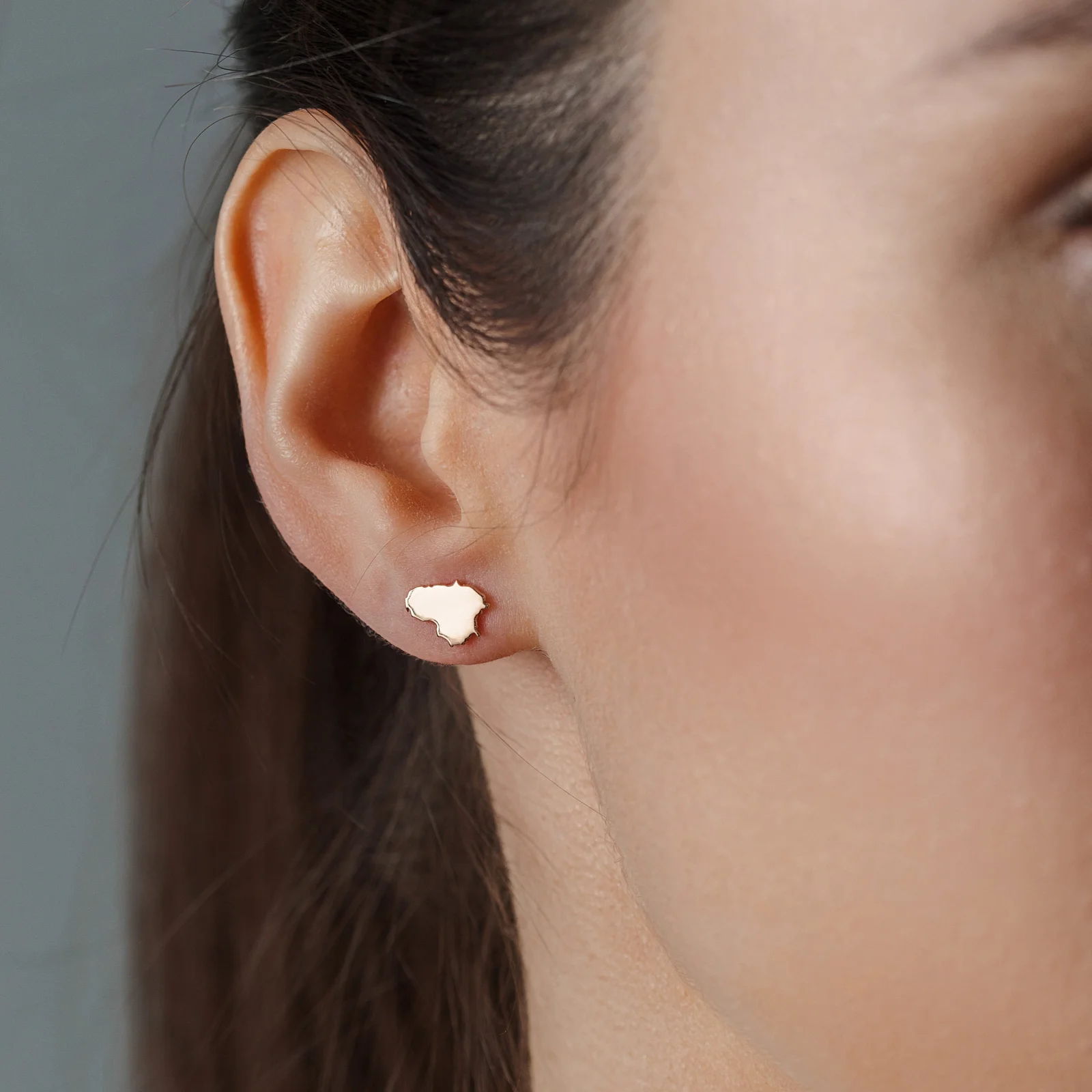 Geltono Aukso Auskarai - Lietuva