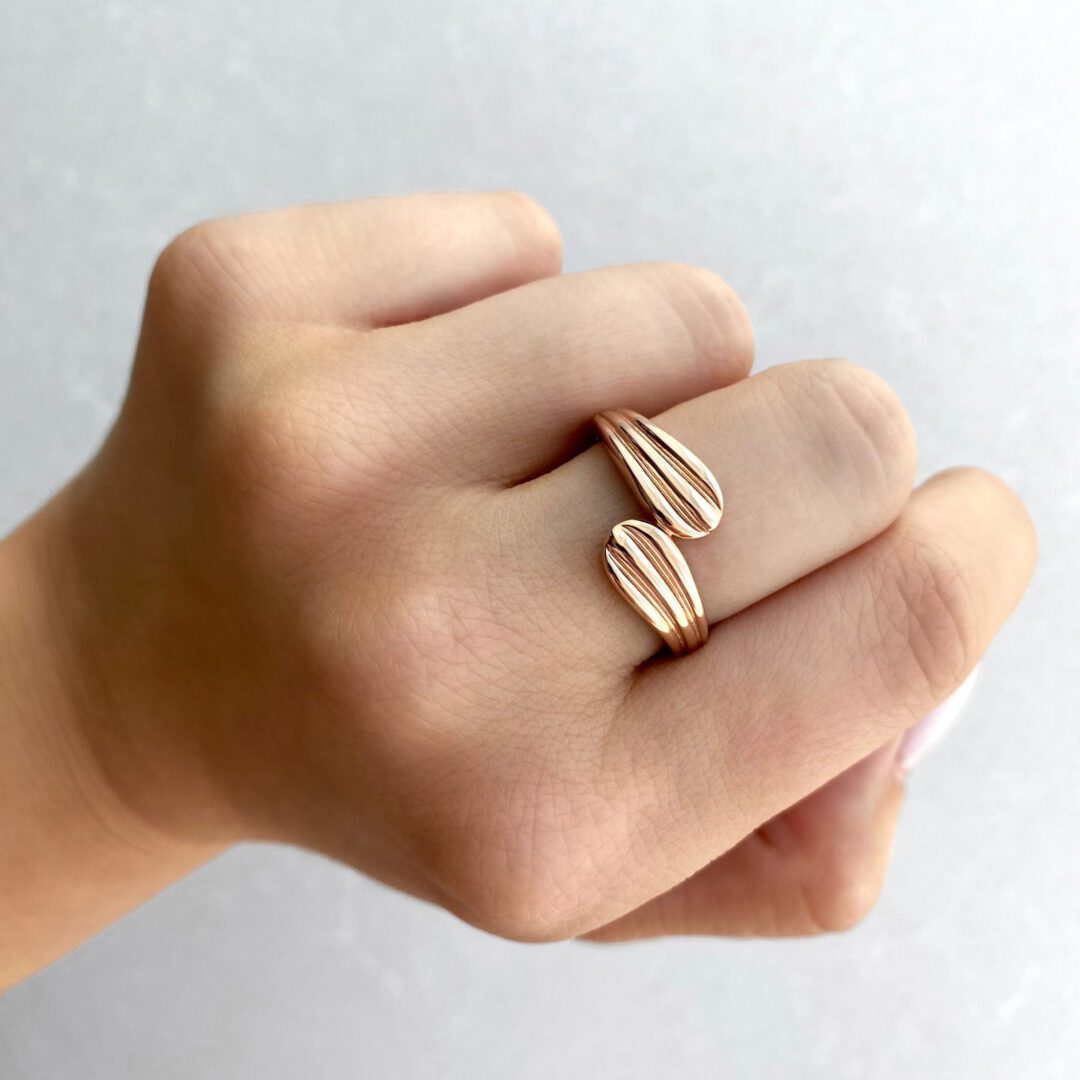 Rose gold ring
