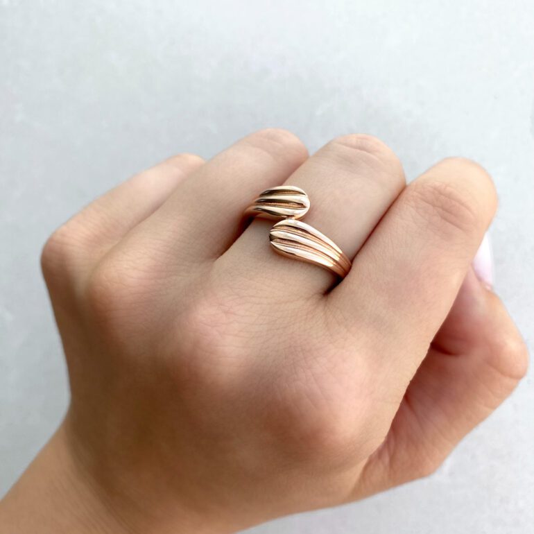 Rose gold ring