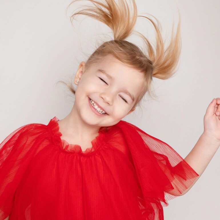 Sterling silver earrings for kids - Candy