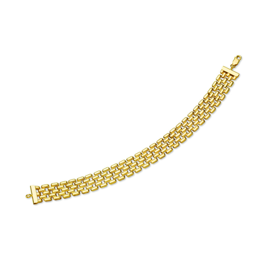 Yellow gold bracelet