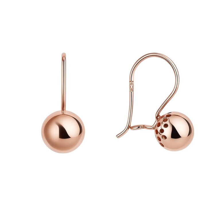 Rose gold earrings