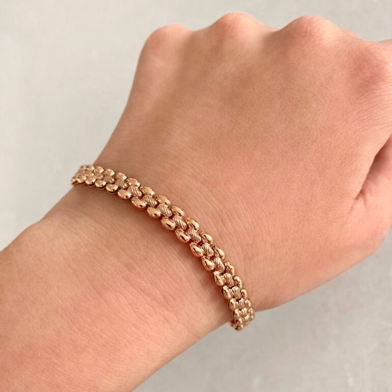 Rose gold bracelet
