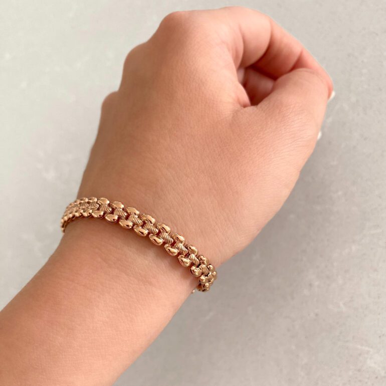 Rose gold bracelet