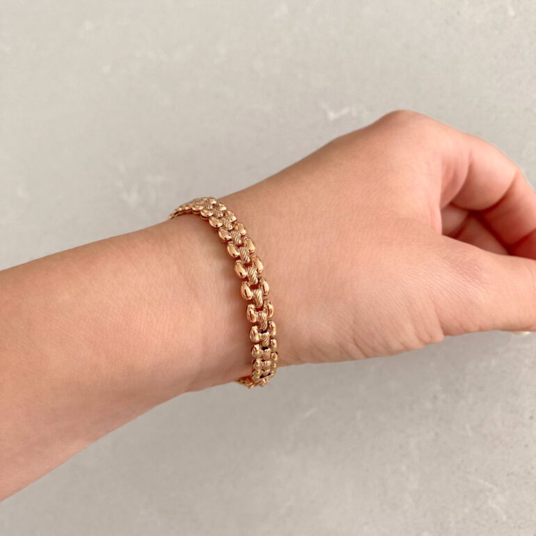 Rose gold bracelet