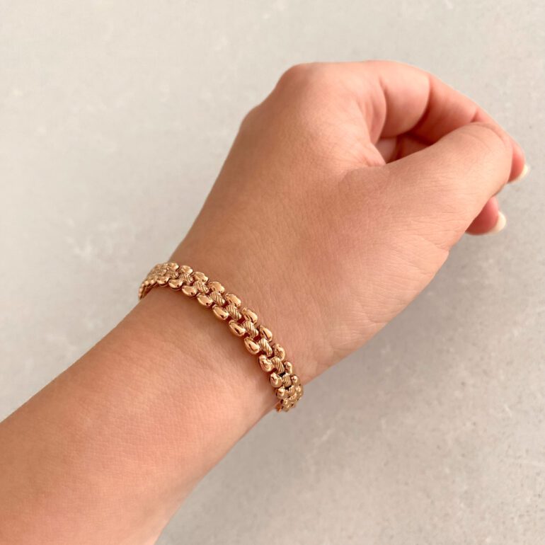 Rose gold bracelet
