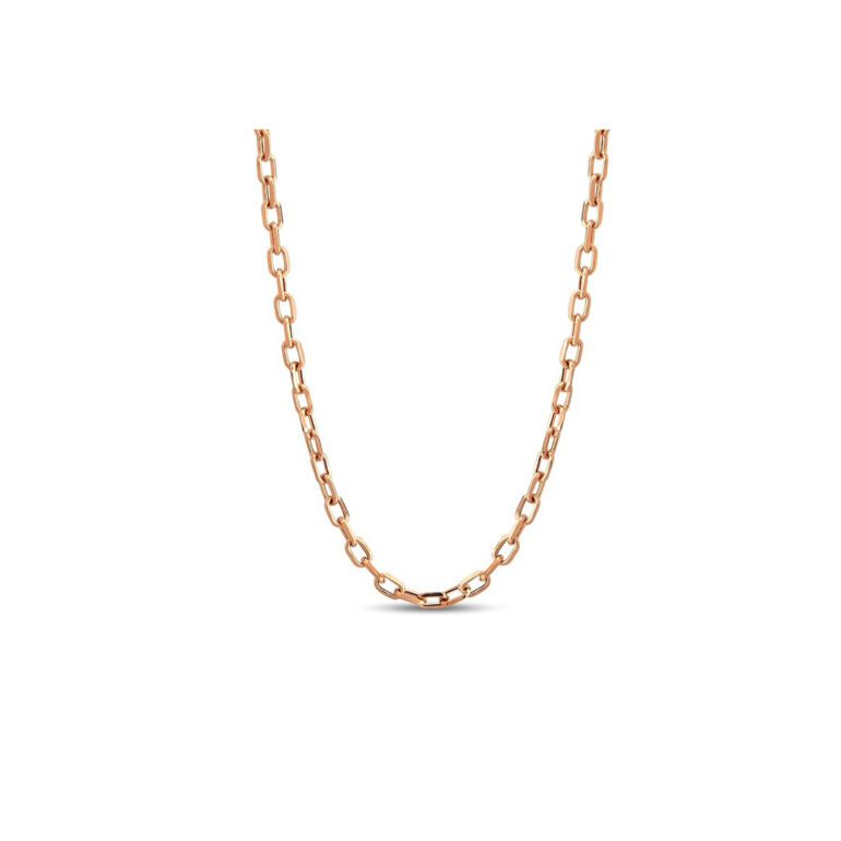 Rose gold chain - cable